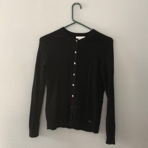 Calvin Klein Black Dressy Cardigan